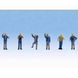 Equipo operarios de maniobra epoca III y IV 36279 NOCH Escala N