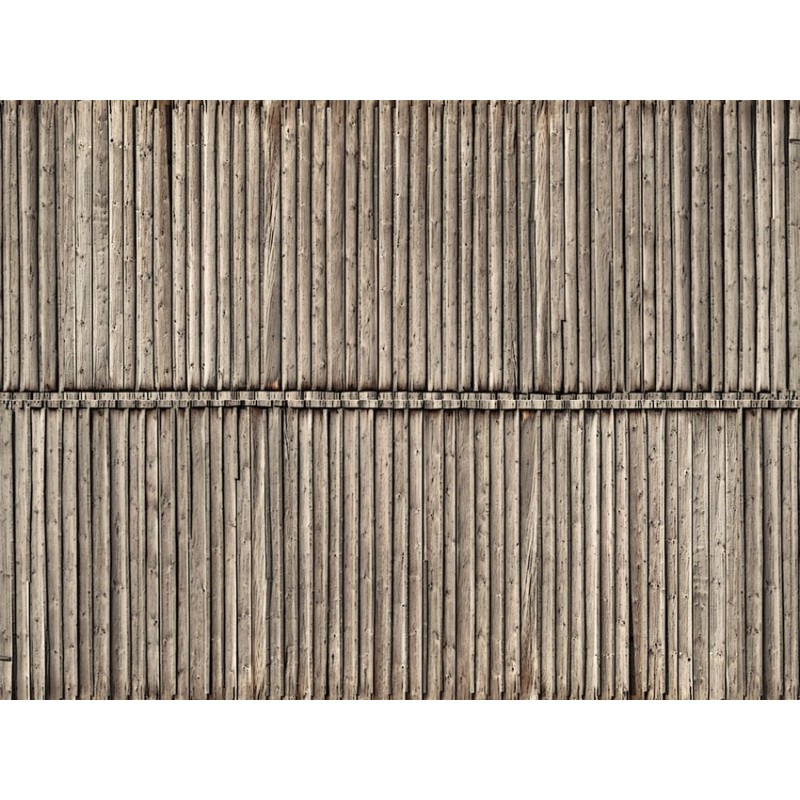 3D-Cardboard Sheet Pared de Madera 25 x 12,5 cm 56664 NOCH Escala H0