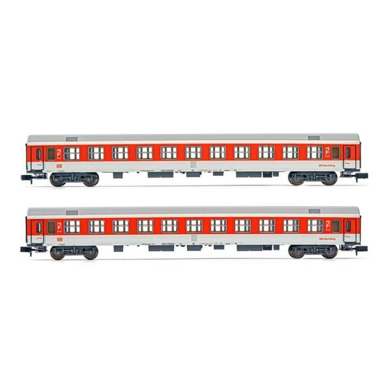Set 2 coches tipo Bomz236 DB Nachtzug HN4309 Arnold Escala N