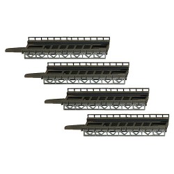 4 lechos de vía rectos 222540 Faller Escala N