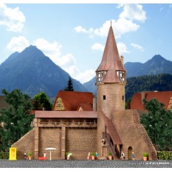 Pared de ciudad fortificada con torre 37109 Kibri Escala N