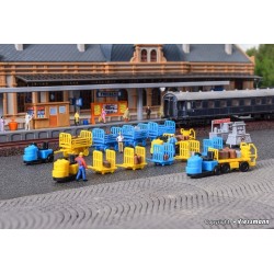 Set carros de equipajes 37530 Kibri Escala N