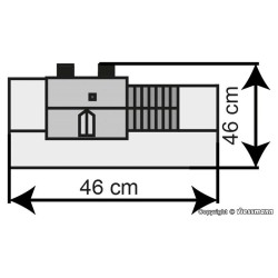 Planos estación Sondernau 37757 Kibri Escala N