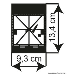 Edificio de ciudad 38375 Kibri Escala H0