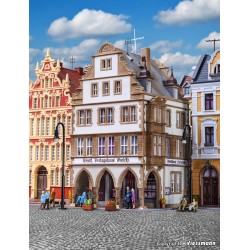 Edificio con biblioteca 38382 Kibri Escala H0