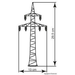 4 torres de alta tension 38533 Kibri Escala H0