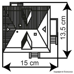 Casa Borsigstrabe 38718 Kibri Escala H0