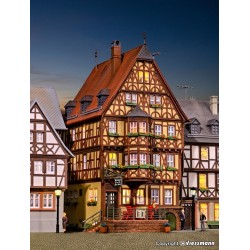 Edificio de la ciudad de Miltenberg 38902 Kibri Escala H0