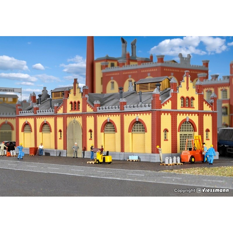 Fábrica con almacén 39217 Kibri Escala H0