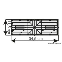 Fábrica con almacén 39217 Kibri Escala H0