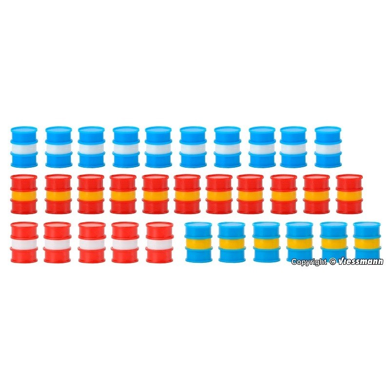 32 bidones de gasolina 39386 Kibri Escala H0