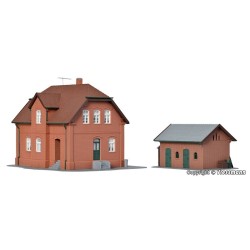 Casa urbana con anexo 38190 Kibri Escala H0
