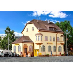 Edificio con oficina postal 38734 Kibri Escala H0