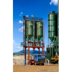 Silos dobles 39931 Kibri Escala H0