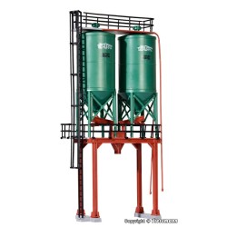 Silos dobles 39931 Kibri Escala H0