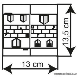Set 2 edificios de ciudad 38384 Kibri Escala H0