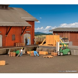 Set decoración almacén 38628 Kibri Escala H0