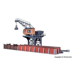 Grúa pórtico con carbonera 39420 Kibri Escala H0