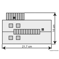 Alojamiento para locomotora 39436 Kibri Escala H0