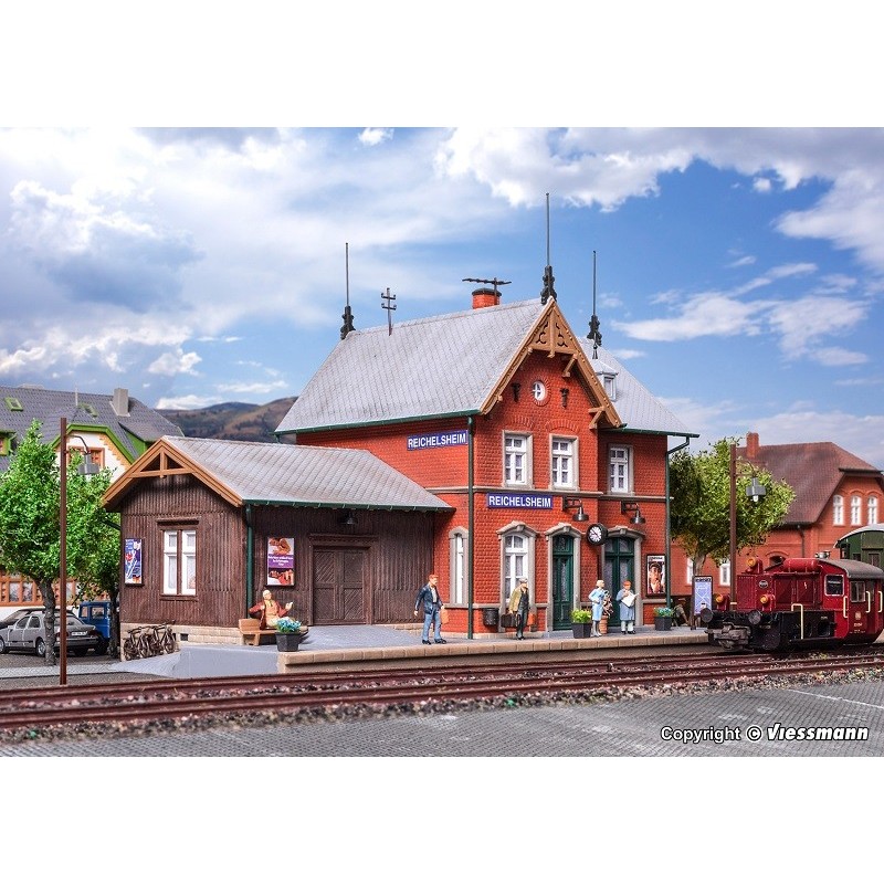 Estación Reichelsheim 39492 Kibri Escala H0