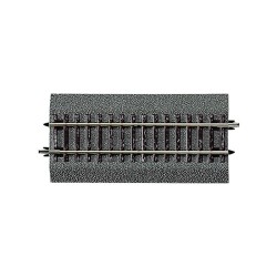 Vía recta G½, 115 mm 42512 Roco - Rocoline (con balasto) Escala H0