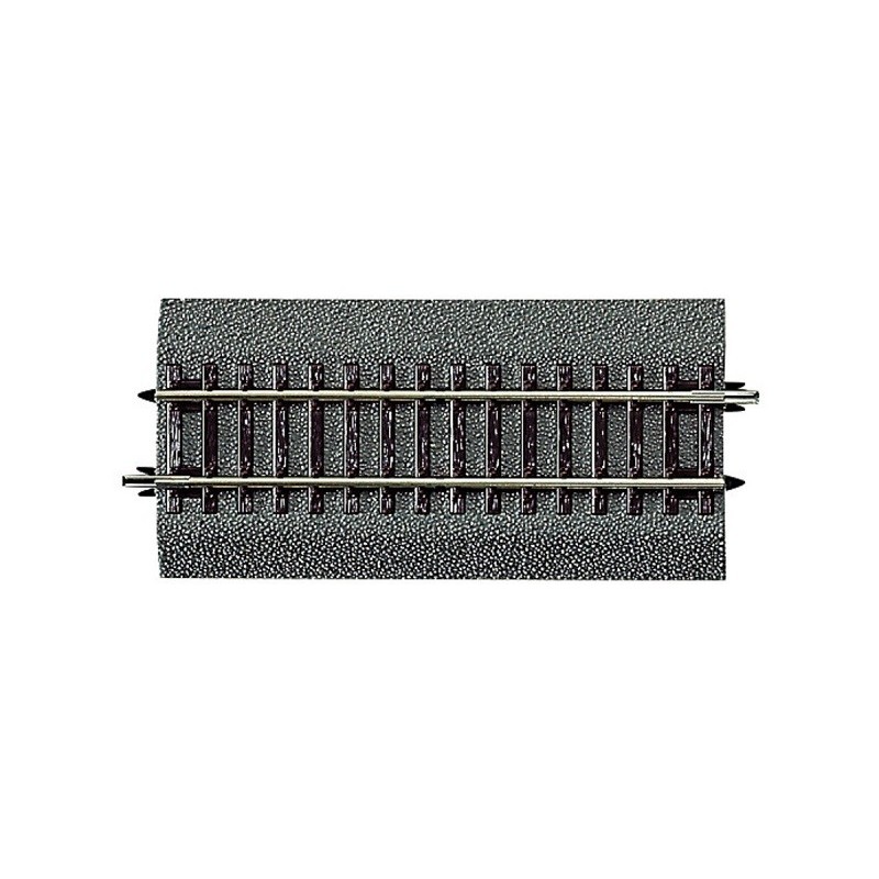 Vía recta G½, 115 mm 42512 Roco - Rocoline (con balasto) Escala H0