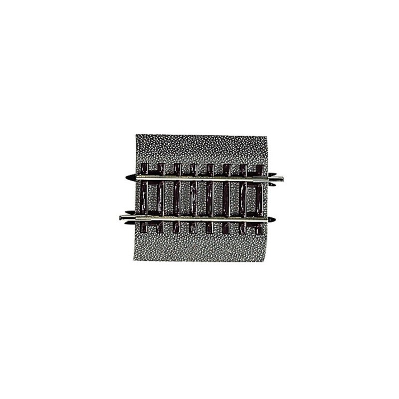 Vía recta G¼, 57,5 mm 42513 Roco - Rocoline (con balasto) Escala H0