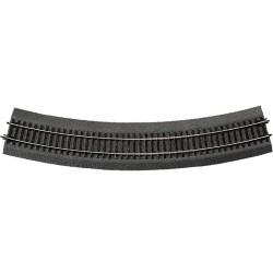 Vía curva R6, 604,4 mm, 30º, 42526 Roco - Rocoline (con balasto) Escala H0
