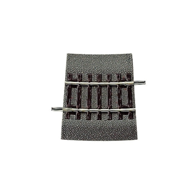 Vía curva R2¼, 358 mm, 7,5º, 42508 Roco - Rocoline (con balasto) Escala H0