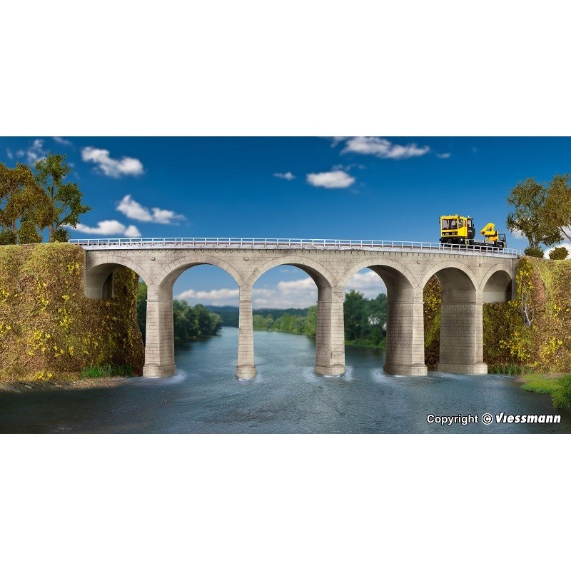 Viaducto en curva Rosanna 39726 Kibri Escala H0