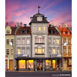 Edificio de ciudad en esquina 38390 Kibri Escala H0