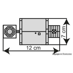 Sala de calderas con chimenea 37224 Kibri Escala N