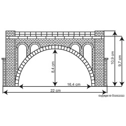 Puente de piedra Maggia Valley 37666 Kibri Escala N