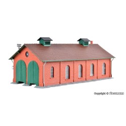 Cobertizo para 2 locomotoras 37438 Kibri Escala N