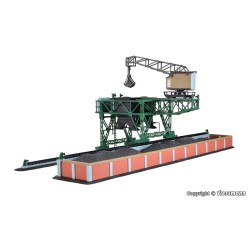 Planta de carbón con grúa 37442 Kibri Escala N