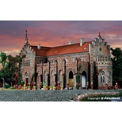 Monasterio con cementerio y accesorios 43860 Vollmer Escala H0