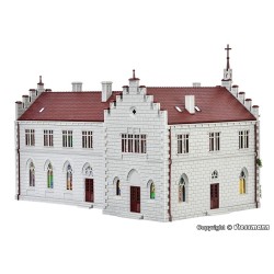 Monasterio con cementerio y accesorios 43860 Vollmer Escala H0