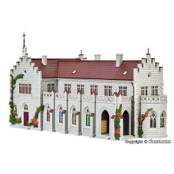 Monasterio con cementerio y accesorios 43860 Vollmer Escala H0