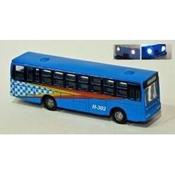 Autobus con LUZ azul A LZ13 MDT Escala N