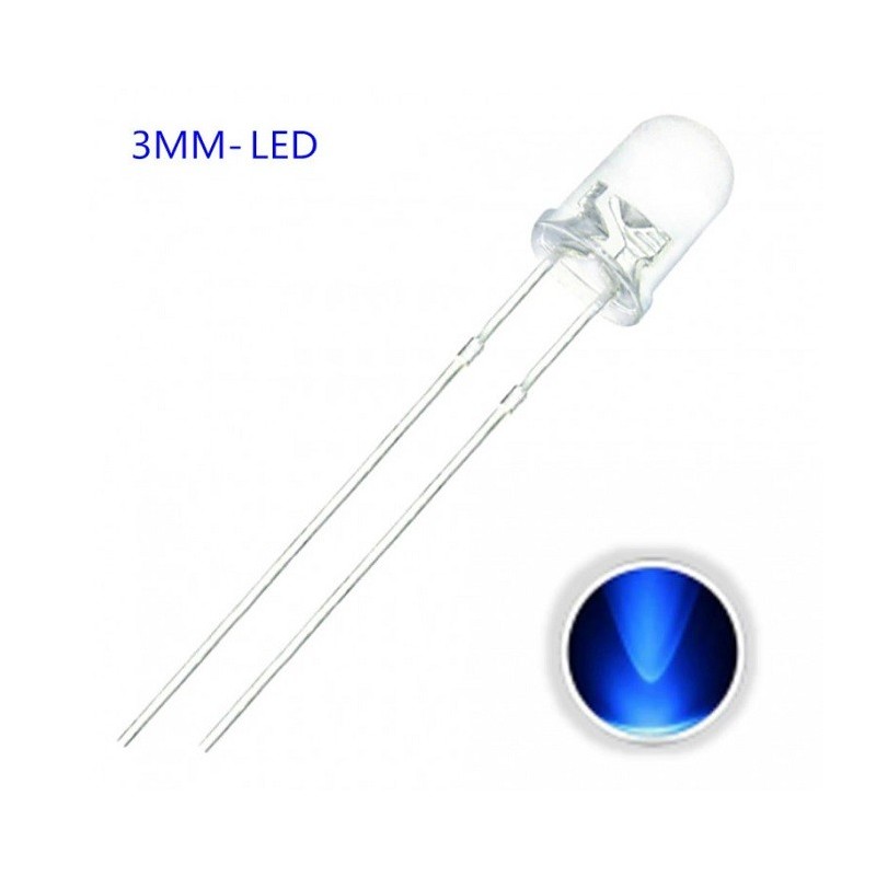 LED 3.0mm Azul F029 MDT Models