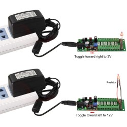Distribuidor energía para farolas de LED (hasta 29) PCB012-1 MDT Models