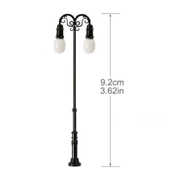 *Farola LED doble Premium 9,2cm ELQS72H0 MDT Models Escala H0
