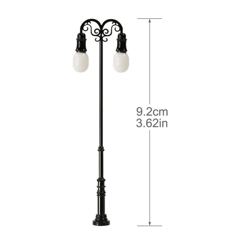Farola LED doble Premium 9,2cm ELQS72H0 MDT Models Escala H0