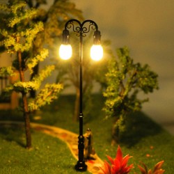 Farola LED doble Premium 9,2cm ELQS72H0 MDT Models Escala H0