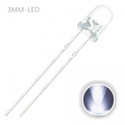 LED 3.0mm Blanco F020 MDT Models