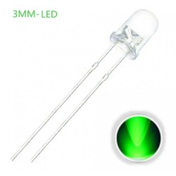 LED 3.0mm Verde F025 MDT Models