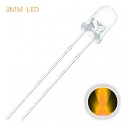 LED 3.0mm Amarillo F027 MDT Models