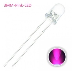 LED 3.0mm Rosa F041 MDT Models