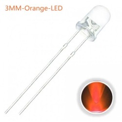LED 3.0mm Naranja F043 MDT Models