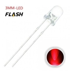 LED 3.0mm Rojo Intermitente F022 MDT Models